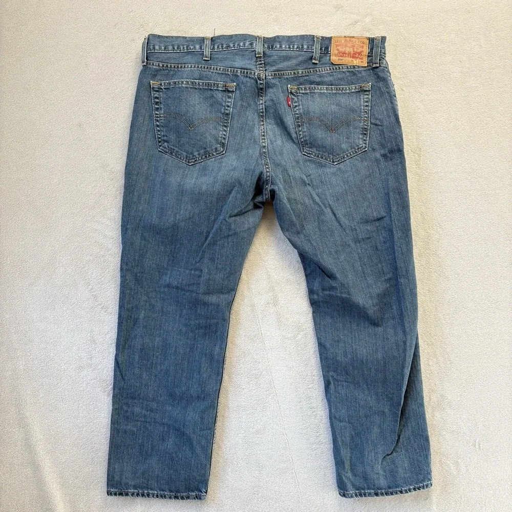 Levi's Jeans Mens 40x30 550 Relaxed Fit Jeans Medium Wash‎ Denim Classic